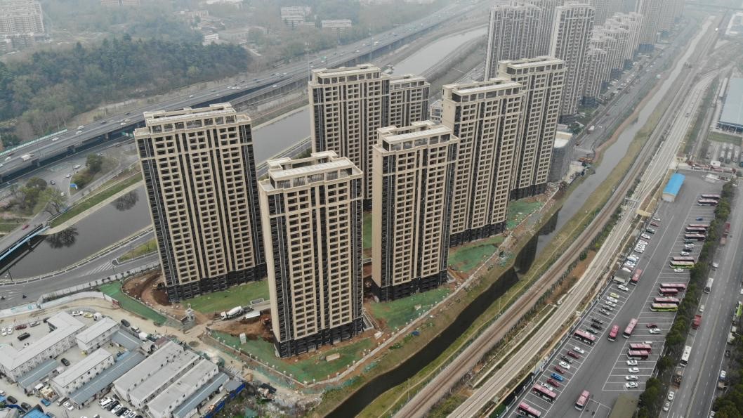 20230428095321109 泰山经济适用房片区H地块室外施工开始!